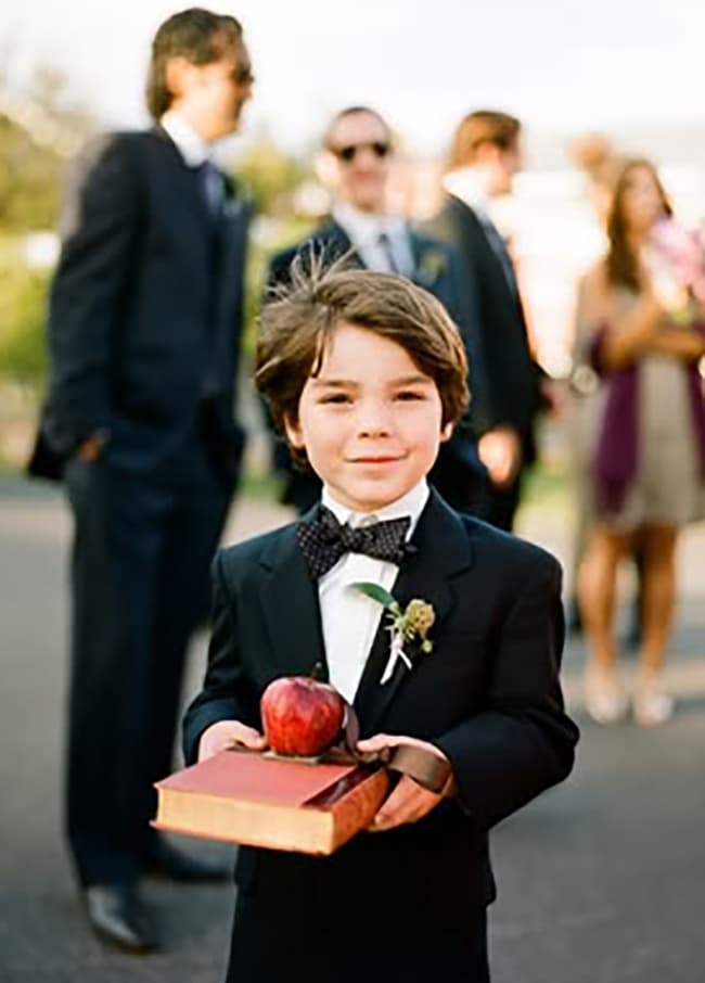 Apple Ring Bearer Wedding