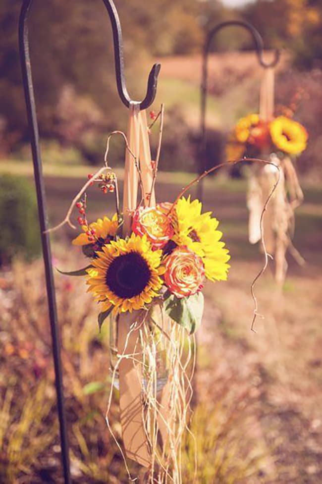 Sunflower Rustic Wedding