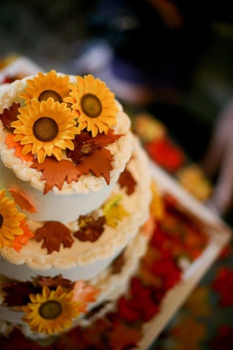 Sunflower Wedding Cake Ideas