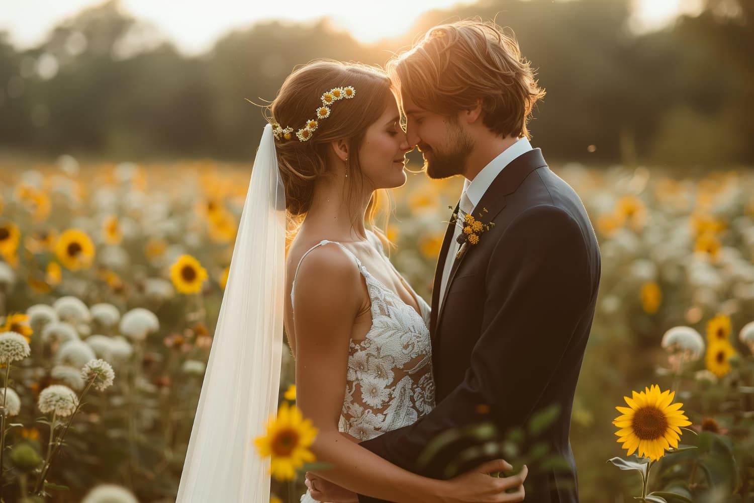 Sunflower Couple