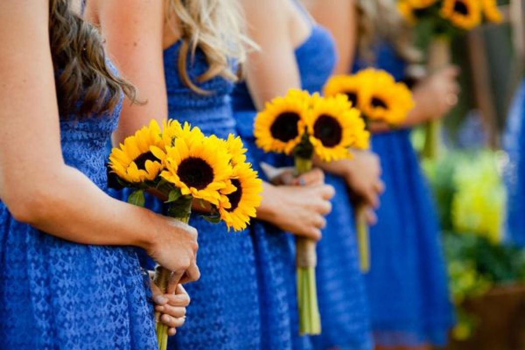 Sunflower Bouquet Bridesmaids