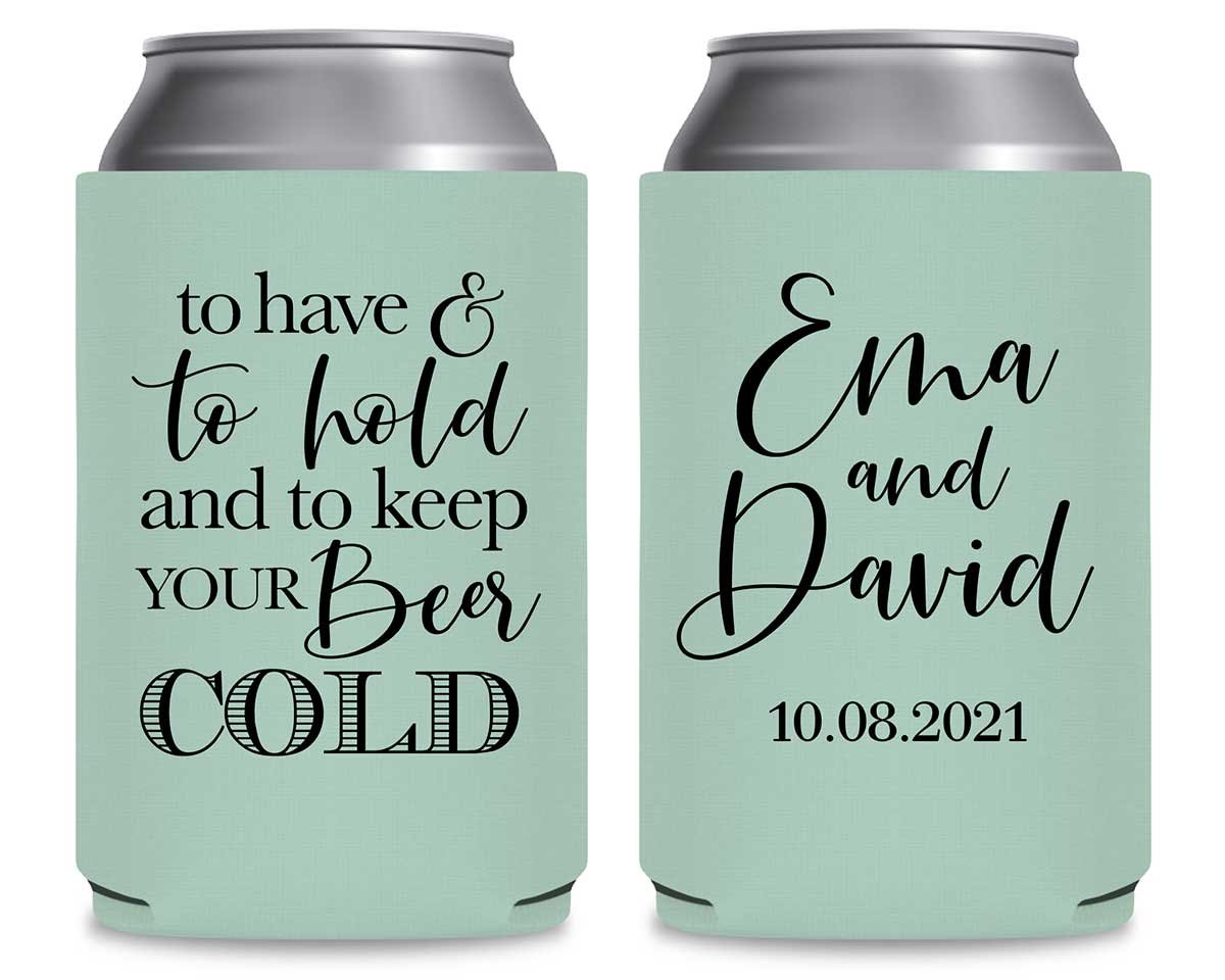 Navy Blue Can Koozies, Insulated Beverage Holders W/one Color Imprint-foam  Beer Coolies-your Art or Ours-super Fast Ship, Minimum 10 Coozies 