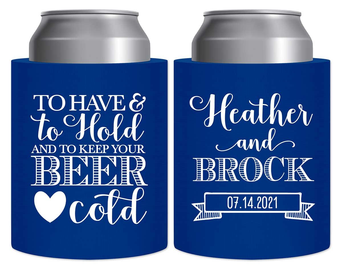Personalized Thick Foam Indestructible Can Coolers